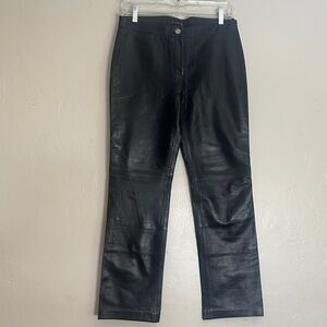 PLAYBOY Black Leather Pants